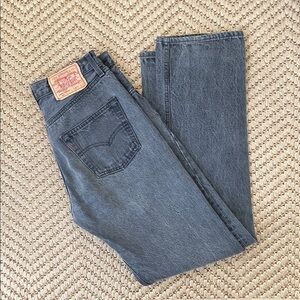 Levi's - Vintage 90s Classic 501 Denim Jeans - Grey - 32x32